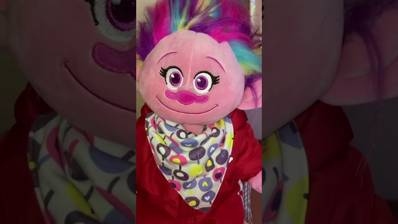 Tulip the BUILD A BEAR Troll gets an AFO foot splint.