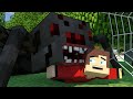 MAIZEN: JJ Caught in a Spider Trap - Minecraft Animation