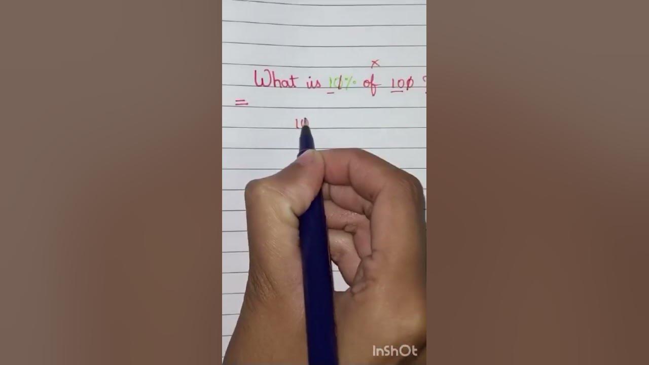 what-is-10-percent-of-100-youtubeshorts-maths