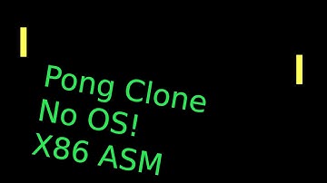Me Programming on my x86 Bootsector Pong Clone in Assembly