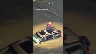 Flooding rescue caught on camera in Washington state