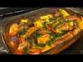 Friptură de porc la cuptor cu cartofi, sos de roșii și usturoi | Rețetă Simplă pt Începători