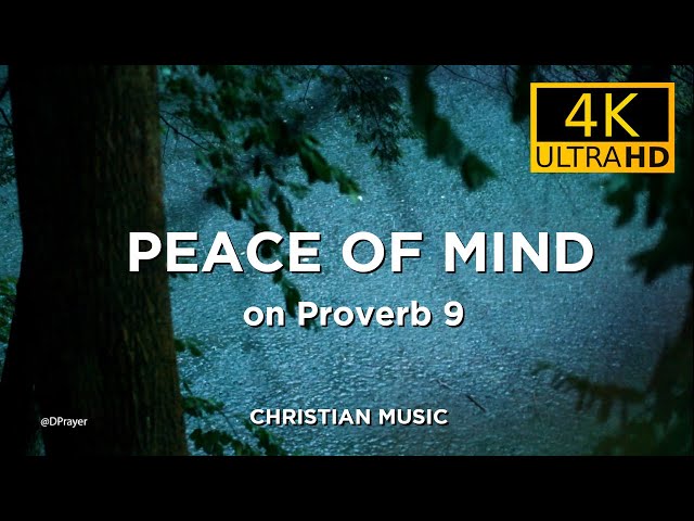 1Hr Relaxing music + Rain Sounds - Peace Of Mind @DPrayer Christian Music 2021, Music Therapy #019