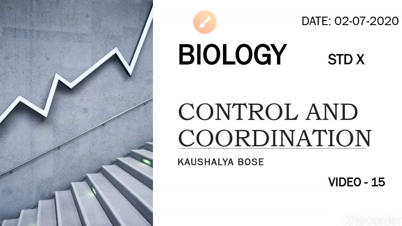 BIOLOGY - CONTROL AND COORDINATION .CLASSS 10. LECTURE 1.
