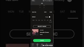 Mornings - Alarm clock for Spotify (app walkthrough) screenshot 3