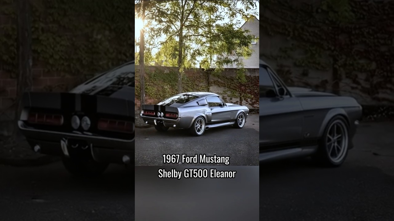 1967 Ford Mustang Shelby GT500 Eleanor – The Legendary Iconic Muscle Car!
