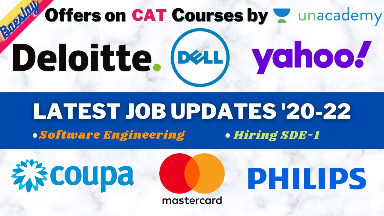 Latest Job Opportunities #32: Software Engineering | CAT-OMET Courses | 2020-2022