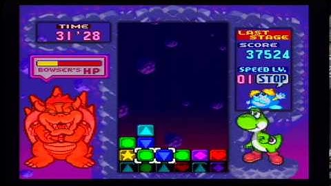Tetris attack :  part 7 : stage clear : Bowser