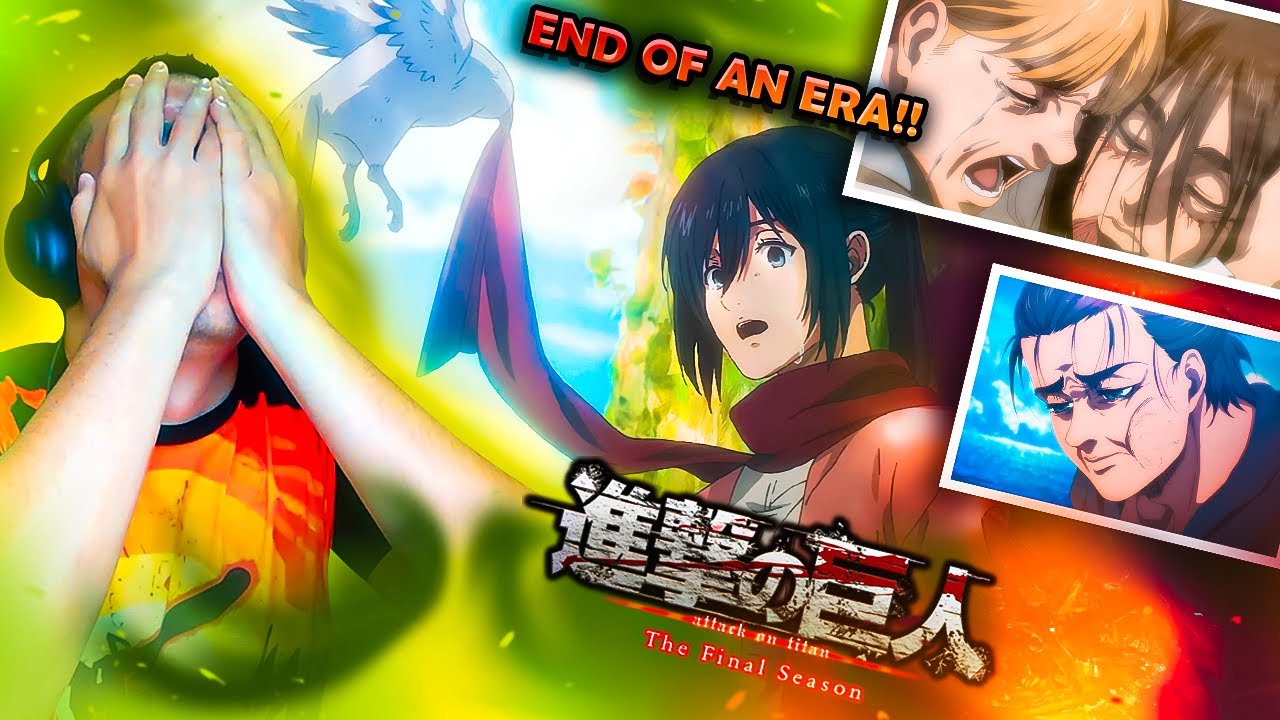 エレン😭 END OF A MASTERPIECE!🕊️  Attack on Titan The Final Season Part 4  REACTION [進撃の巨人 4期 完結編 後編の反応] 