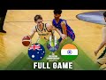 Australia v india  full basketball game   fiba u16 asian championship 2023