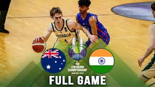 Australia v India | Full Basketball Game | FIBA U16 Asian Championship 2023