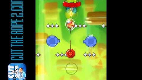 Cut The Rope 2: Experiments Level 3-22 Sticky Steps Box Walkthrough