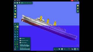 Britannic sinks in algodoo!!!￼