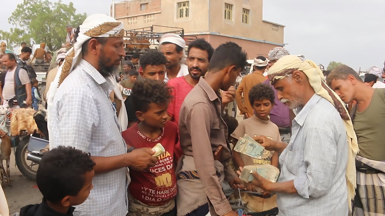 ازدحام بلا أمل في الشراء بأسواق #الحديدة أمام غلاء #أضاحي_العيد