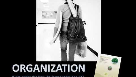 Understanding Learning Skills & Work Habits: Organization