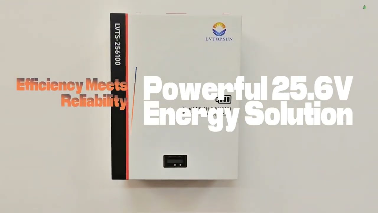 LVTOPSUN: 25.6V 100Ah 2.56kWh Metal Case LiFePO4 Lithium Battery