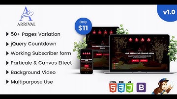 Arrival - Multipurpose HTML5 Coming Soon | Themeforest Website Templates and Themes