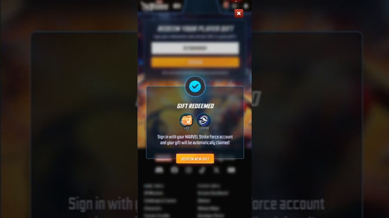 Промокод MSF 82 — Marvel Strike Force @if2pgames