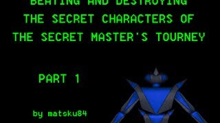 One Must Fall 2097 Secret Characters Of The Secret Masters Tourney - Part 1
