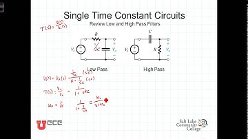 L1 6 2 Single Time Constant Circuits