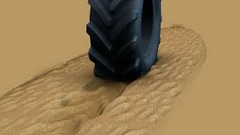 048 Rigid tire on deformable terrrain rear view