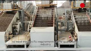 Quartz sand high efficiency vibrating screen