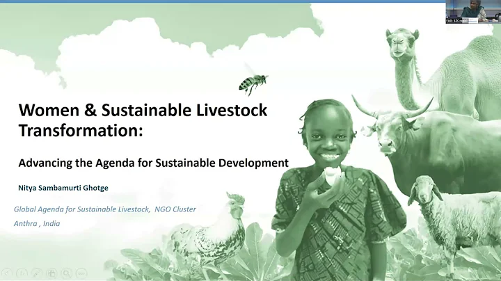 Women & sustainable livestock transformation: Advancing the agenda for sustainable development