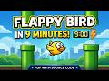 I Built Flappy Bird in JavaScript (Full Game + Source Code) #codinggeometry #mr7 #javascript