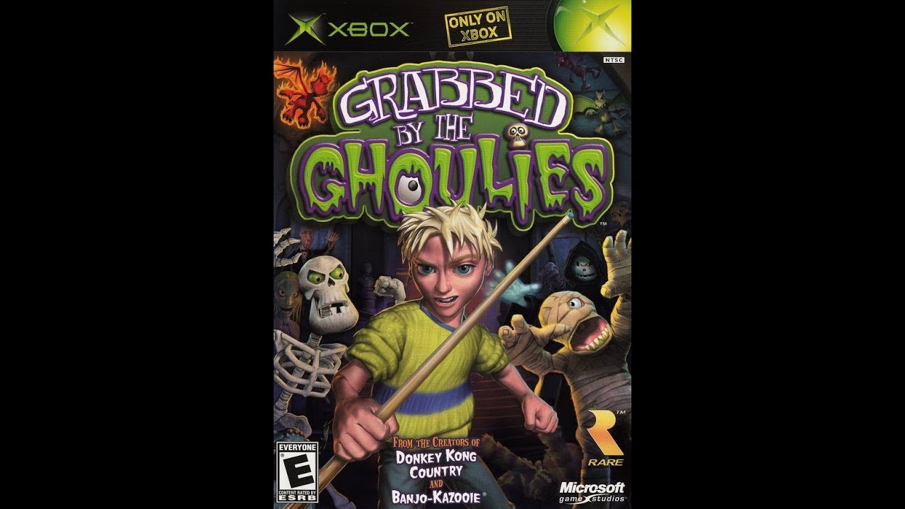 Jeu Xbox 'Grabbed By The Ghoulies' - Version FR Complète - Occasion Très Bon État - Rare