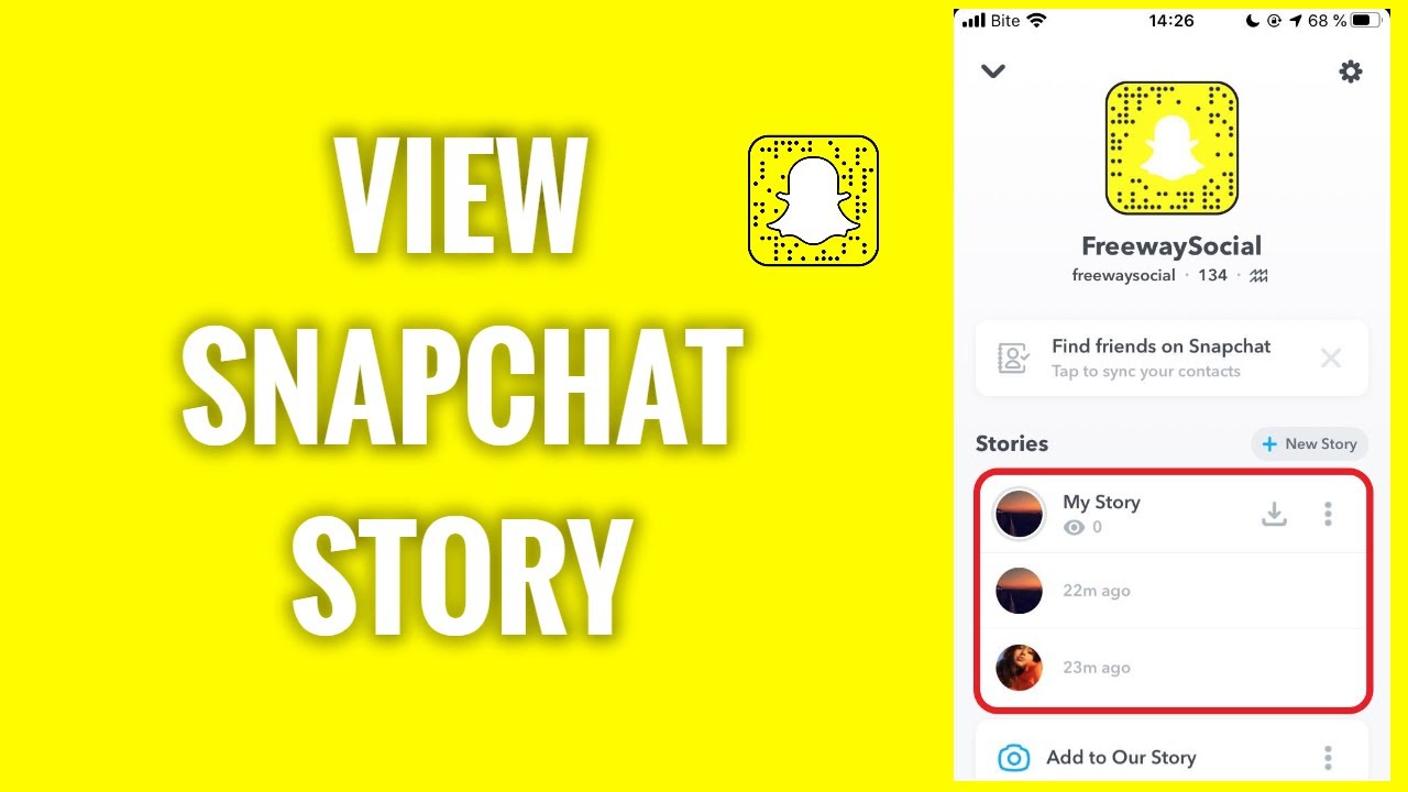 How To View Your Own Snapchat Story - YouTube