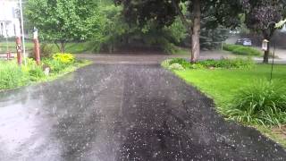The weather in Normal IL is going to Hail in a han