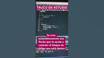 TRUCO en RStudio: Bloques de código 👩‍💻 #rstudio #programacion  #shorts #hack
