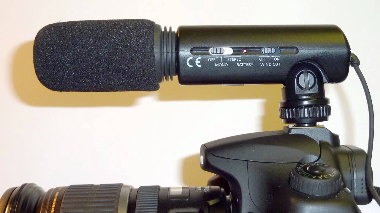 External Microphone the Canon EOS - YouTube