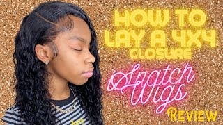 How To Lay A 4x4 Closure | iSnatch Wigs Review