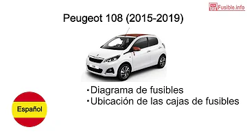 Comment trouver le fusible des vitres sur Peugeot 108