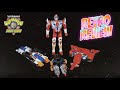 Shoky retro review superhuman samurai syber squad dx servo and xenon