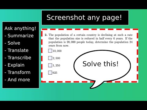 Ask Screenshot for ChatGPT video preview 2