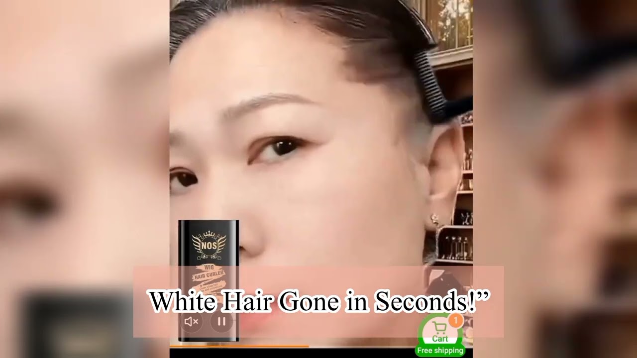 Instant White Hair Cover Stick | Quick & Easy Touch-Up for Grey Hair