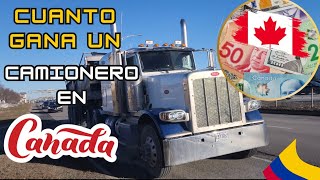 Cuanto Gana un CAMIONERO en CANADÁ//en el Sector de la Construcción//