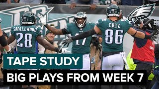 Tape Study: Doug Pederson Analyzes The Big Plays From Week 7 | Eagles Game Plan