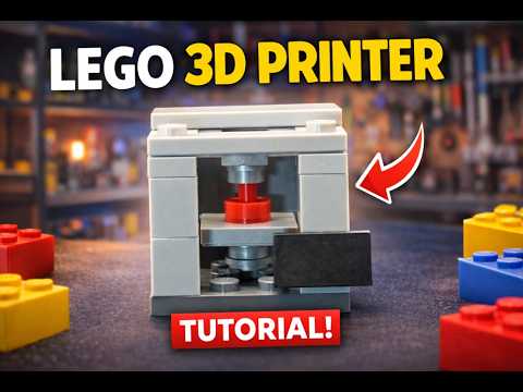 LEGO 3D PRINTER TUTORIAL - YouTube