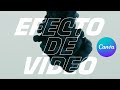 Efecto de Video texto sobrepuesto en Canva