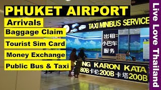 Phuket Airport Guide - Arrivals, Baggage claim, Sim Card, Public Bus & Taxi #livelovethailand screenshot 3