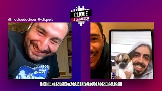 Ichem Boogy & Arilès Avec Son Sosie Merguez Sous Confinement - Clique À La Maison