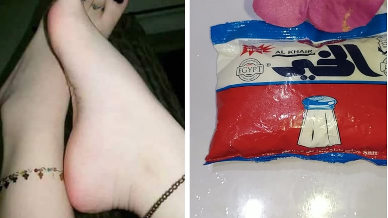 شويه ملح قولي ودعا لتشققات القدمين وصفه خطيره لتنعيم وترطيب الرجلين