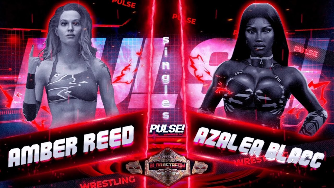 WWE 2K24: Azalea Blacc vs Amber Reed - Pulse Spitfire Divas Championship - Pulse Brawl For It All