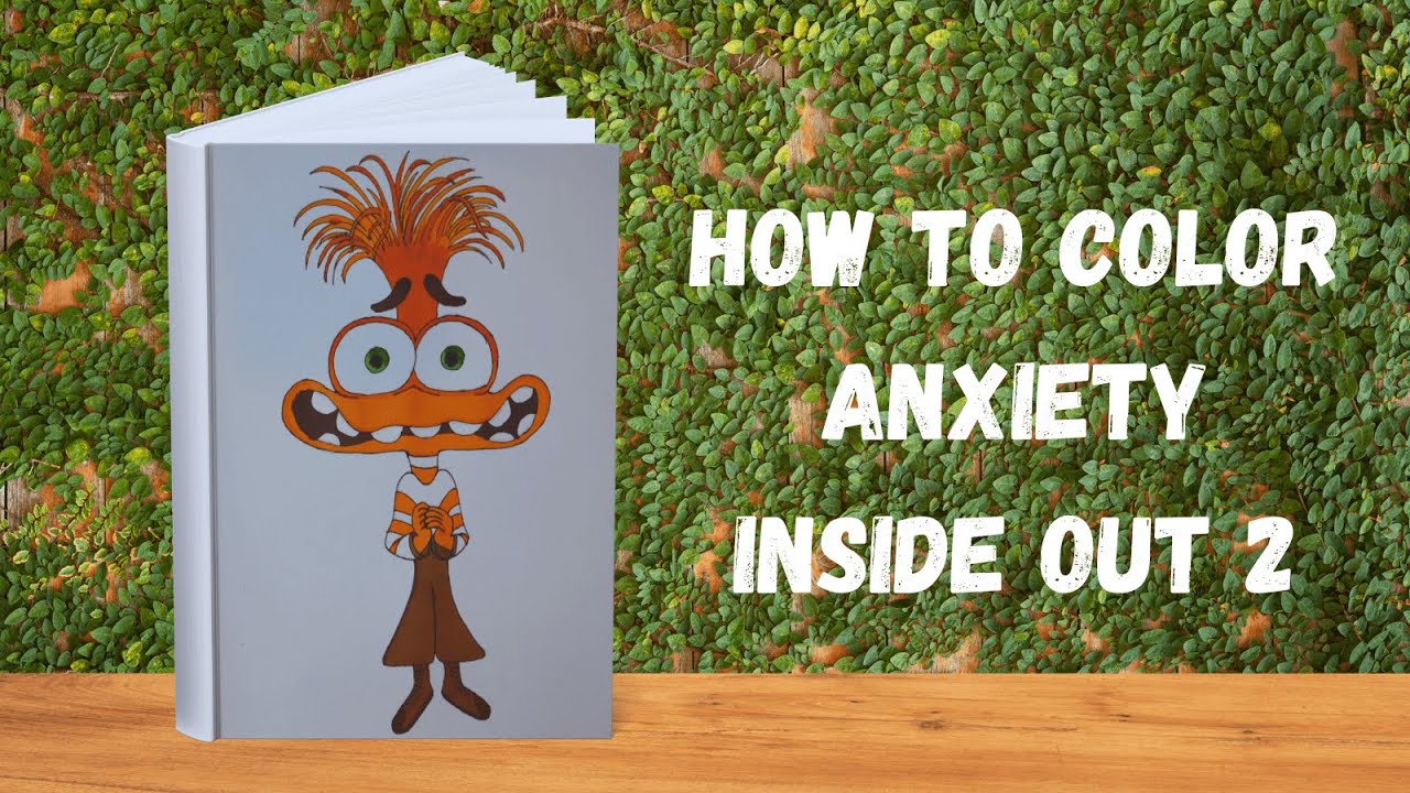 Inside Out 2 - Anxiety Coloring | How to Color Anxiety from Inside Out