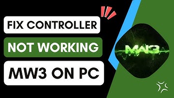Fix Controller Not Working on MW3 PC Not Detected
