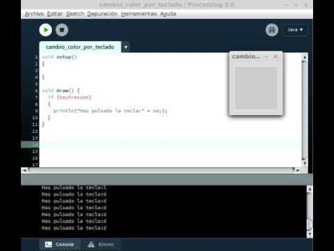 muestra tecla pulsada - YouTube