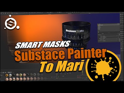 Substance Painter to Mari | How to use smart masks in Mari 4 | extension pack preview